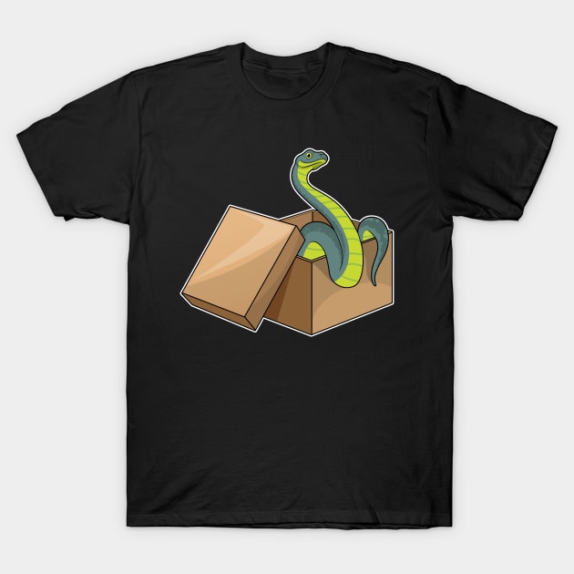 Snake Basket T-Shirt by Markus Schnabel